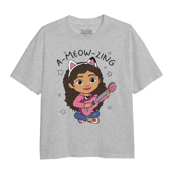 Gabby´s Dollhouse T-shirt för flickor A Meow Zing Sport Green 3-4 Years