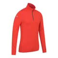 Miniatyrbilde 4 av 4: Mountain Warehouse Mens Vault Recycled Half Zip Long-Sleeved Top