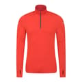 Miniatyrbilde 1 av 4: Mountain Warehouse Mens Vault Recycled Half Zip Long-Sleeved Top