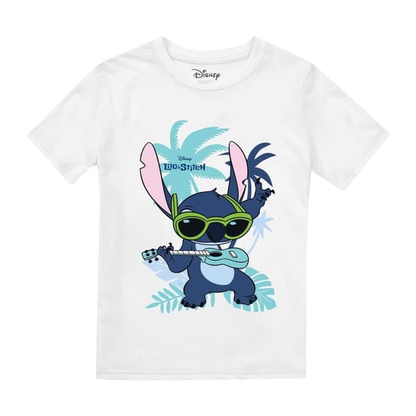 Lilo & Stitch T-shirt med palmetræ til drenge