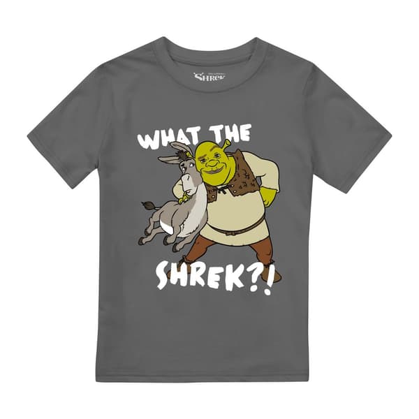 Shrek T-shirt för pojkar - Best Buds Charcoal 7-8 Years