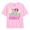 Miniatyrbild 1 av 3: Disney Good Vibes Only Minnie Mouse T-shirt för flickor
