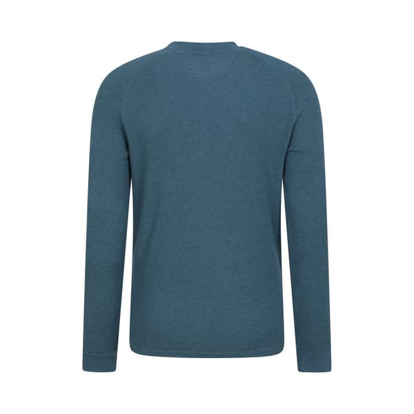 Mountain Warehouse Mens Selby Waffle Henley T-Shirt