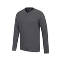 Miniatyrbilde 4 av 4: Mountain Warehouse Mens Selby Waffle Henley T-Shirt