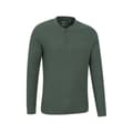 Miniatyrbilde 3 av 4: Mountain Warehouse Mens Selby Waffle Henley T-Shirt