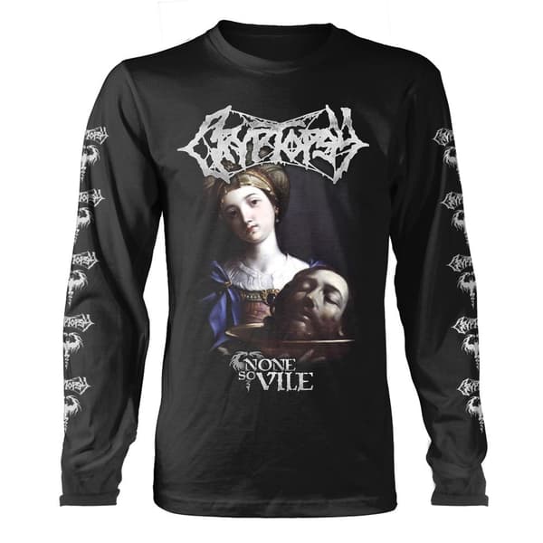 Cryptopsy Unisex långärmad t-shirt för vuxna None So Vile Black S