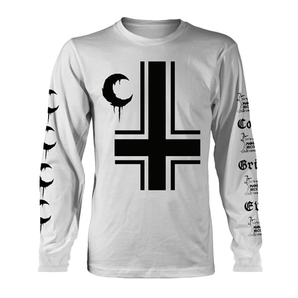 Leviathan Unisex Adult Howl Long-Sleeved T-Shirt White XXL
