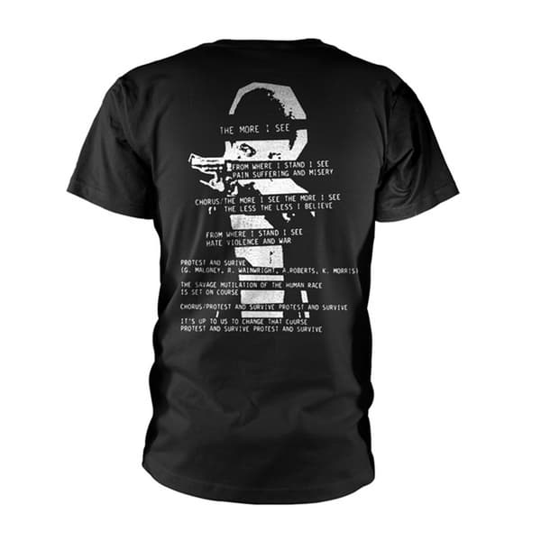 Discharge Unisex Adult The More I See T-Shirt