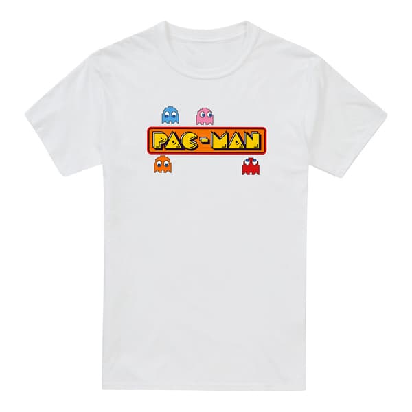Pac-Man T-shirt med boxlogotyp för män