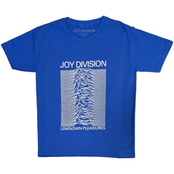 Joy Division Childrens/Kids Unknown Pleasures Cotton T-Shirt Blue 13-14 Years