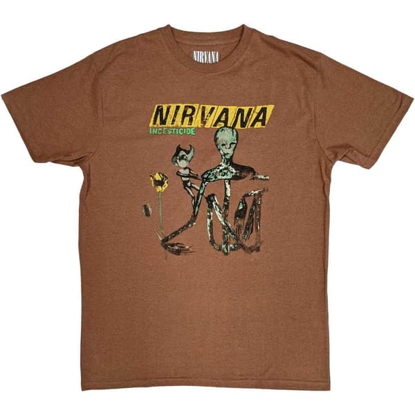 Nirvana Unisex Adult Incesticide Album T-Shirt
