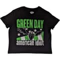 Miniatyrbillede 1 af 2: Green Day Womens/Ladies American Idiot Wings Crop Top