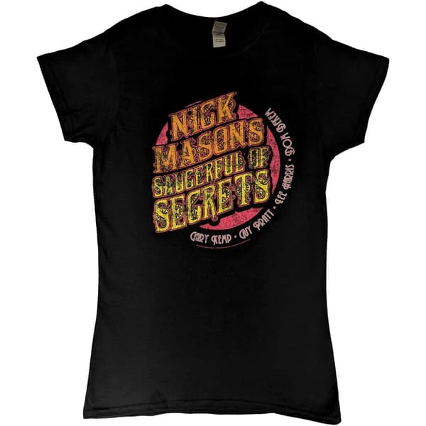 Nick Mason´s Saucerful Of Secrets Womens/Ladies Echoes European Tour 2022 Back Print T-Shirt