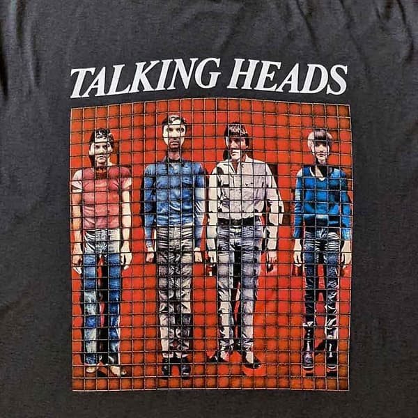 Talking Heads Unisex Adult Pixel Cotton T-Shirt