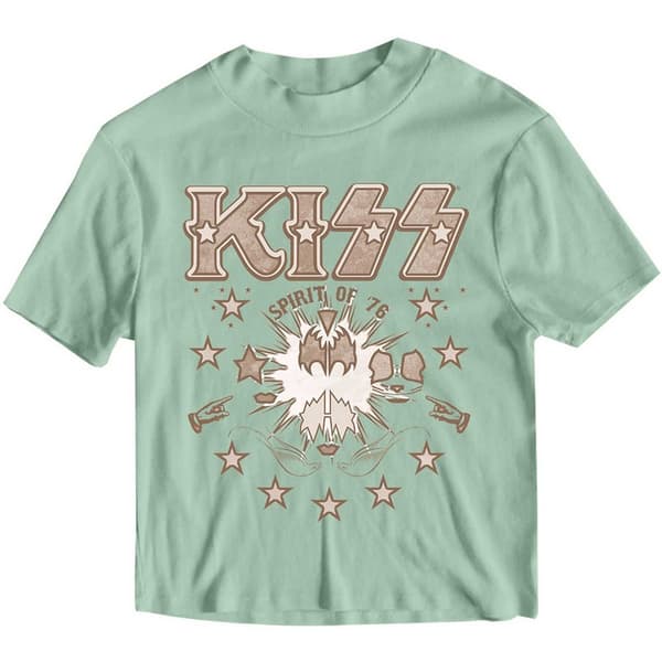 Kiss Dam/Lady Spirit Of ´76 Crop Top Green XXL