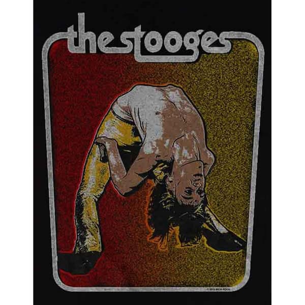 Iggy & The Stooges Unisex Adult Bent Double Cotton T-Shirt