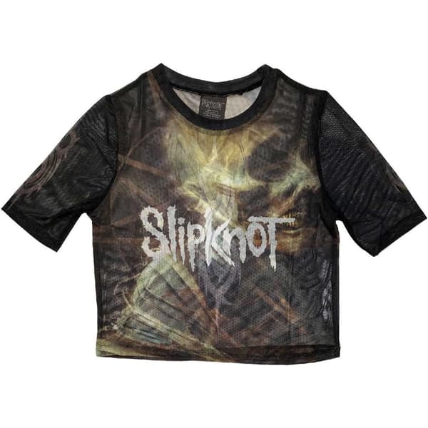Slipknot Dam/Tjej TESF Profil Mesh Crop Top Black XXS