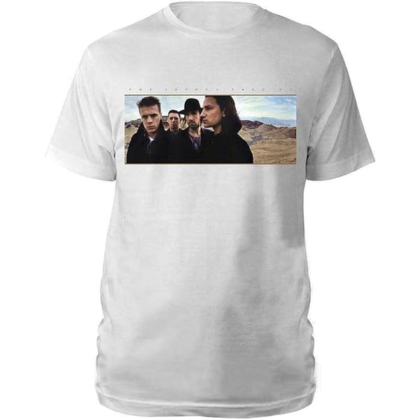 U2 Unisex Adult Joshua Tree Photo Back Print T-Shirt