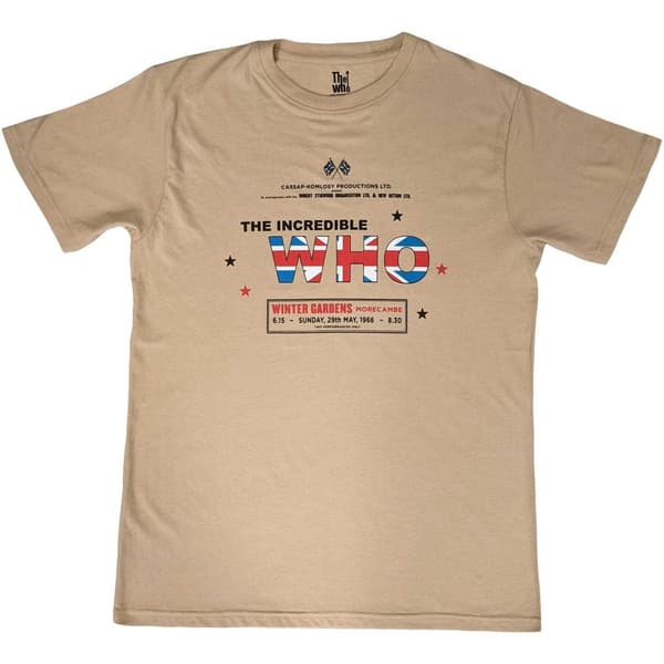 The Who Unisex Adult The Incredible T-Shirt