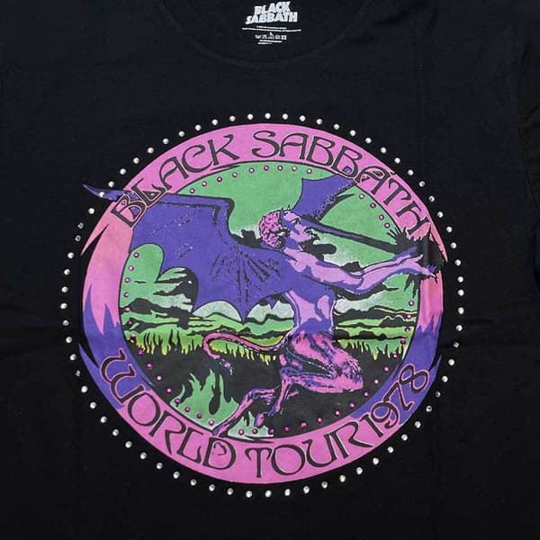 Black Sabbath Childrens/Kids Tour´78 Embellished T-Shirt