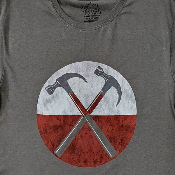 Pink Floyd Unisex Adult The Wall Hammers Vintage T-Shirt