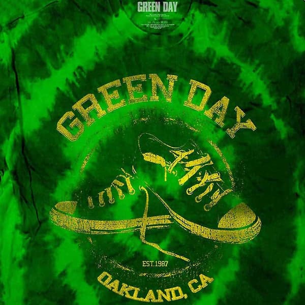 Green Day All Stars Tie Dye T-shirt för barn/unga