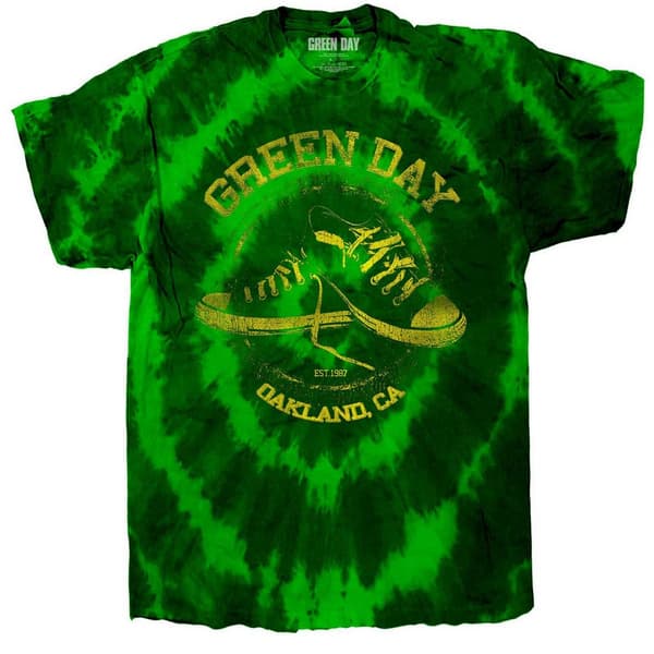 Green Day All Stars Tie Dye T-shirt för barn/unga