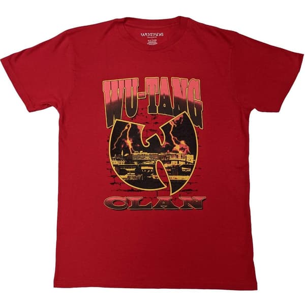 Wu-Tang Clan Unisex Adult Brick Wall T-Shirt