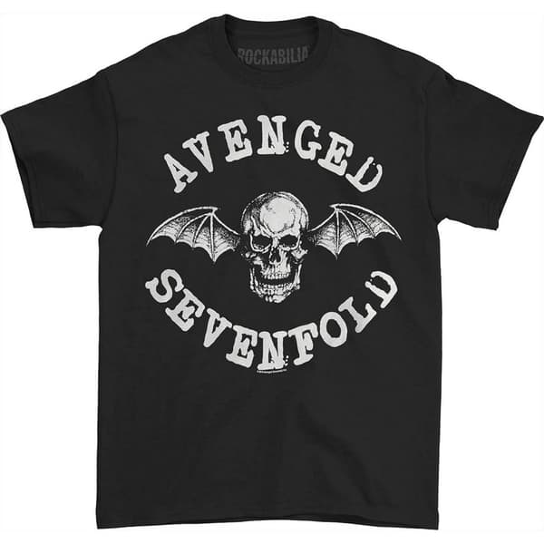 Avenged Sevenfold Unisex Adult Classic Death Bat Cotton T-Shirt