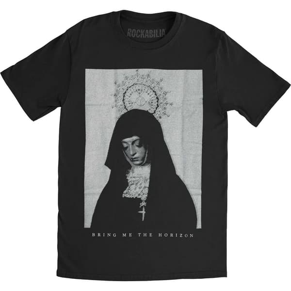 Bring Me The Horizon T-shirt i bomull med nunnor för damer/damer