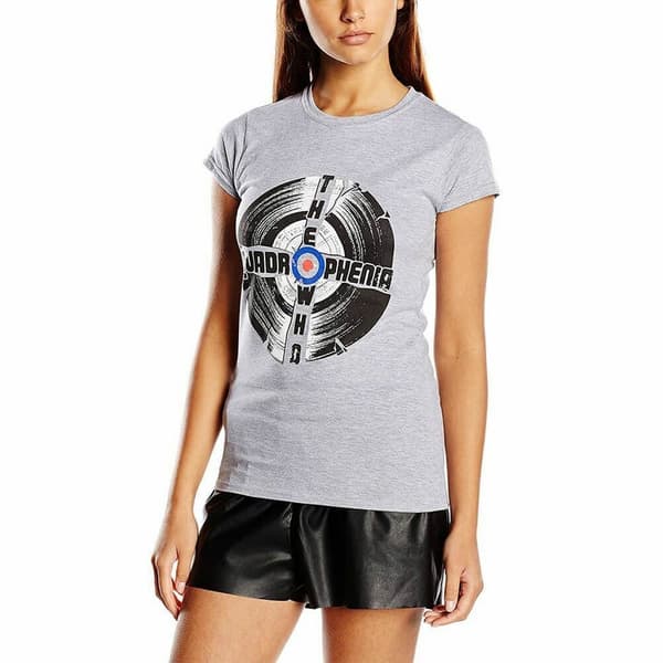 The Who Dam/Tjej Quadrophenia T-shirt i bomull Grey S