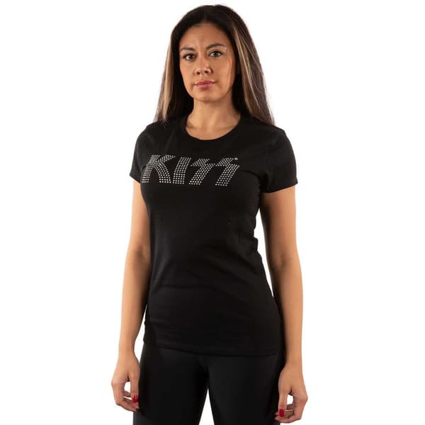 Kiss Womens/Ladies Logo Embellished T-Shirt