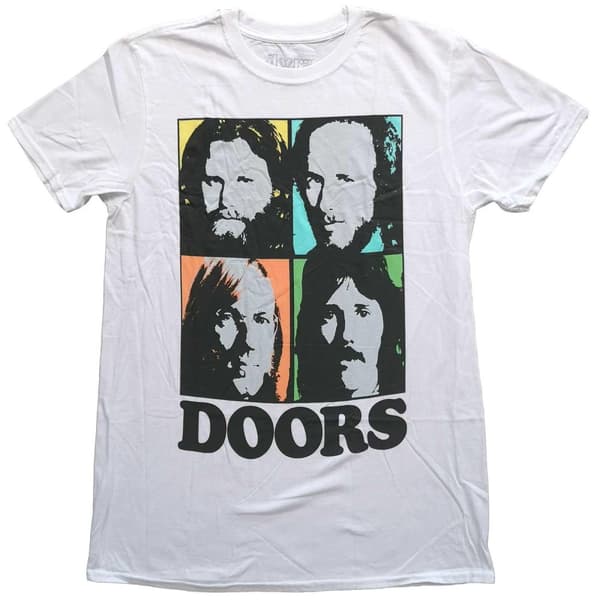 The Doors Unisex Adult Colour Box Cotton T-Shirt