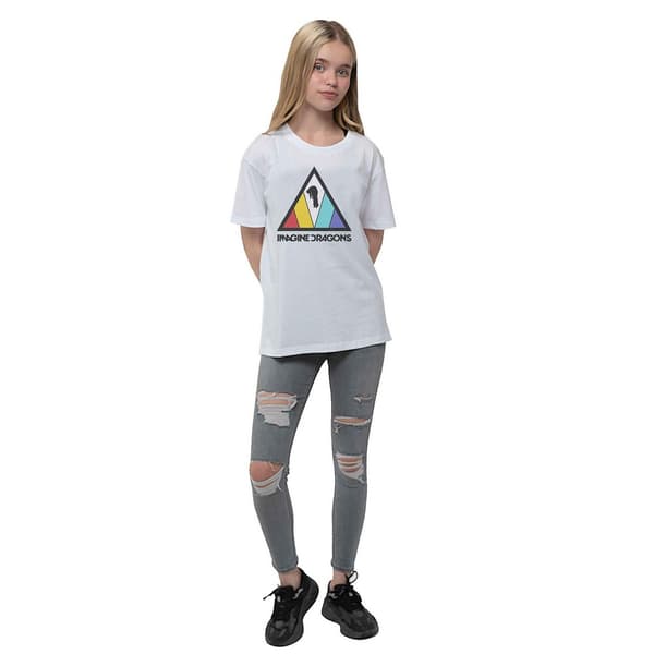Imagine Dragons T-shirt med triangellogo för barn/unga