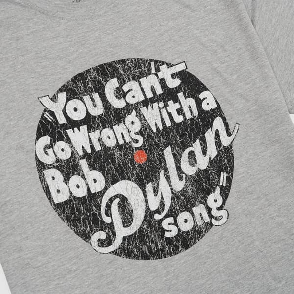 Bob Dylan Unisex vuxen You Can´t Go Wrong T-shirt i bomull