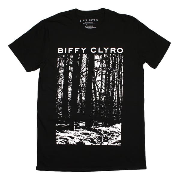 Biffy Clyro Unisex Adult Tree Cotton T-Shirt Black S