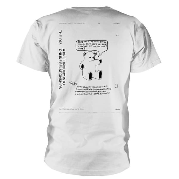 The 1975 Unisex vuxen ABIIOR nallebjörn t-shirt