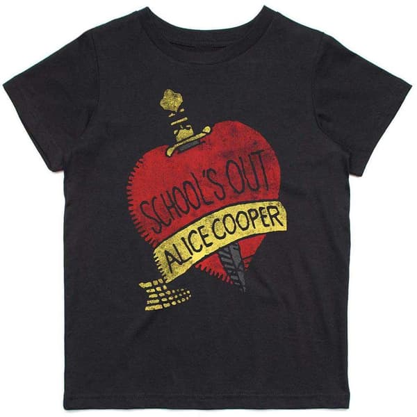 Alice Cooper Childrens/Kids School´s Out Cotton T-Shirt Black 11-12 Years