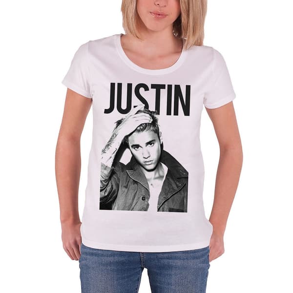 Justin Bieber Womens/Ladies Bold T-Shirt