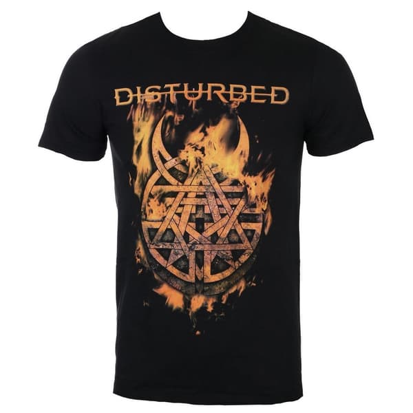 Disturbed Unisex vuxen Burning Belief t-shirt i bomull