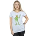 Miniatyrbild 4 av 5: The Muppets Dam/Tjej - Classic Kermit - T-shirt i värmegrått
