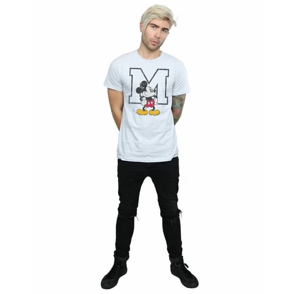 Disney Mens M Mickey Mouse T-Shirt