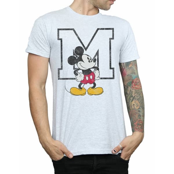 Disney Mens M Mickey Mouse T-Shirt