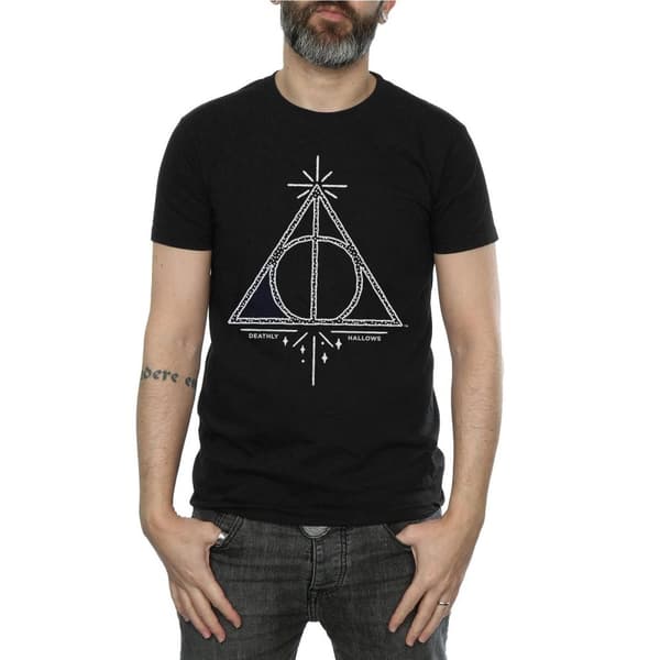 Harry Potter Dödsrelikerna t-shirt i bomull för herrar
