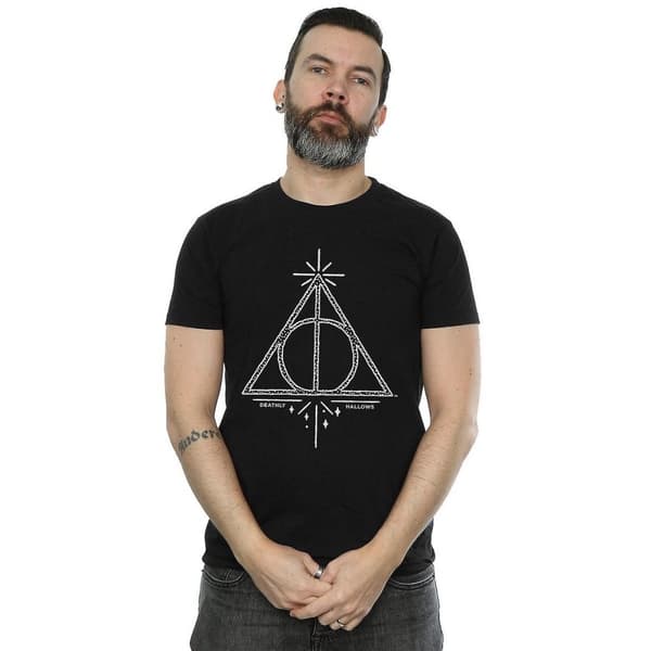 Harry Potter Dödsrelikerna t-shirt i bomull för herrar