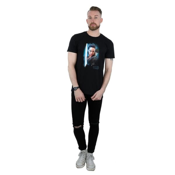 Star Wars: The Last Jedi Mens Rey Brushed Cotton T-Shirt