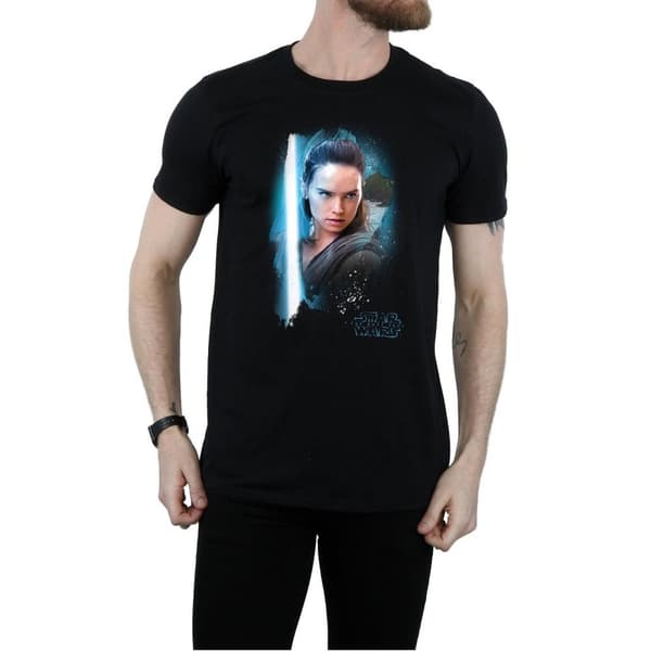 Star Wars: The Last Jedi Mens Rey Brushed Cotton T-Shirt