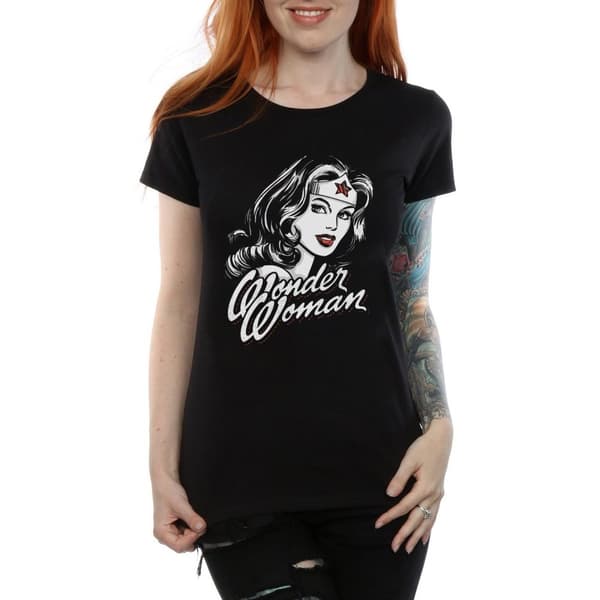 Wonder Woman Womens/Ladies Hint Cotton T-Shirt
