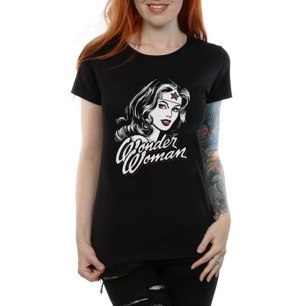 Wonder Woman Womens/Ladies Hint Cotton T-Shirt