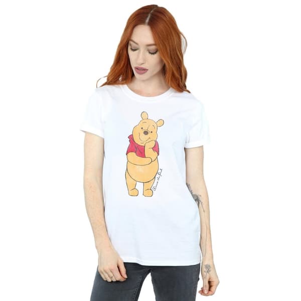 Winnie the Pooh Womens/Ladies Cotton Boyfriend T-Shirt